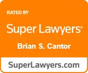Super Lawyers badge for Brian S. Cantor